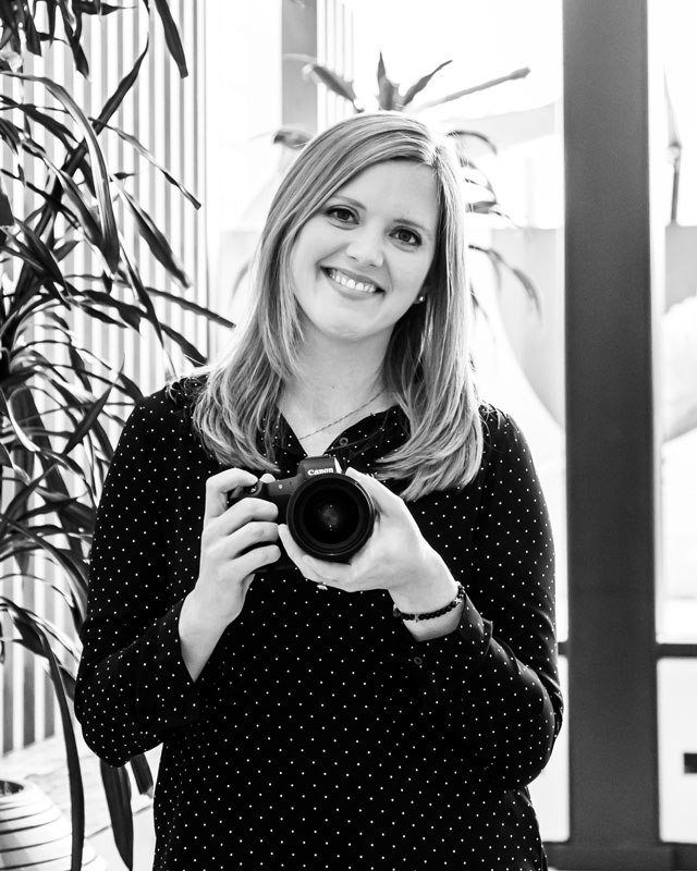 Jen-with-Camera-bw